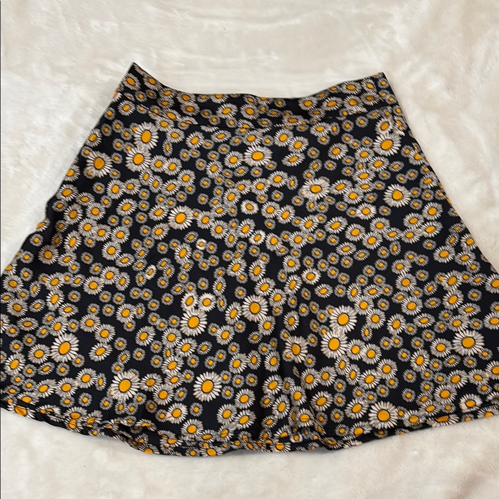 Blue A-Line Mini Skirt for Casual Night Out
